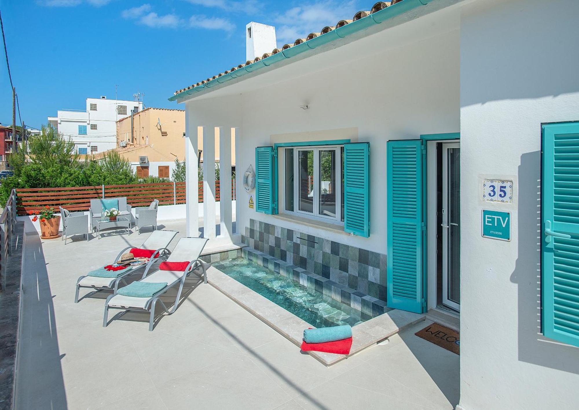 Owl Booking Villa Beach House Magdalena - 5 Min Walk To The Beach Кала-Сан-Вісенте Екстер'єр фото